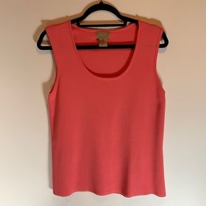 Salmon Sleeveless Top